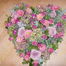 Large Dusky Pink Heart